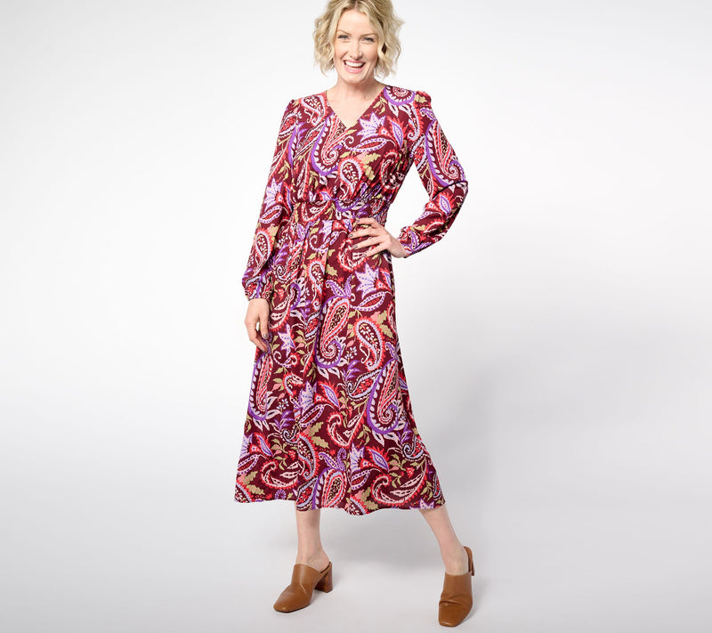 Belle Boho by Kim Gravel Petite Rustic Paisley Dress — View 7