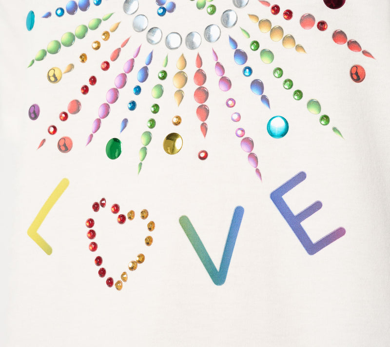 LOGO by Lori Goldstein Pride Crewneck Knit Tee — View 4