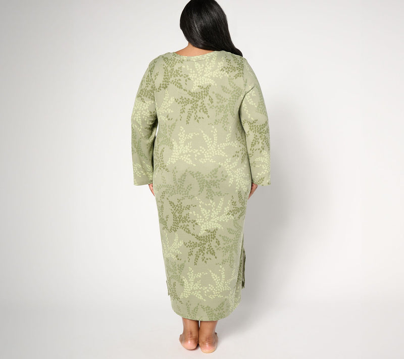 Stan Herman V-Neck Maxi Lounge Dress — View 2