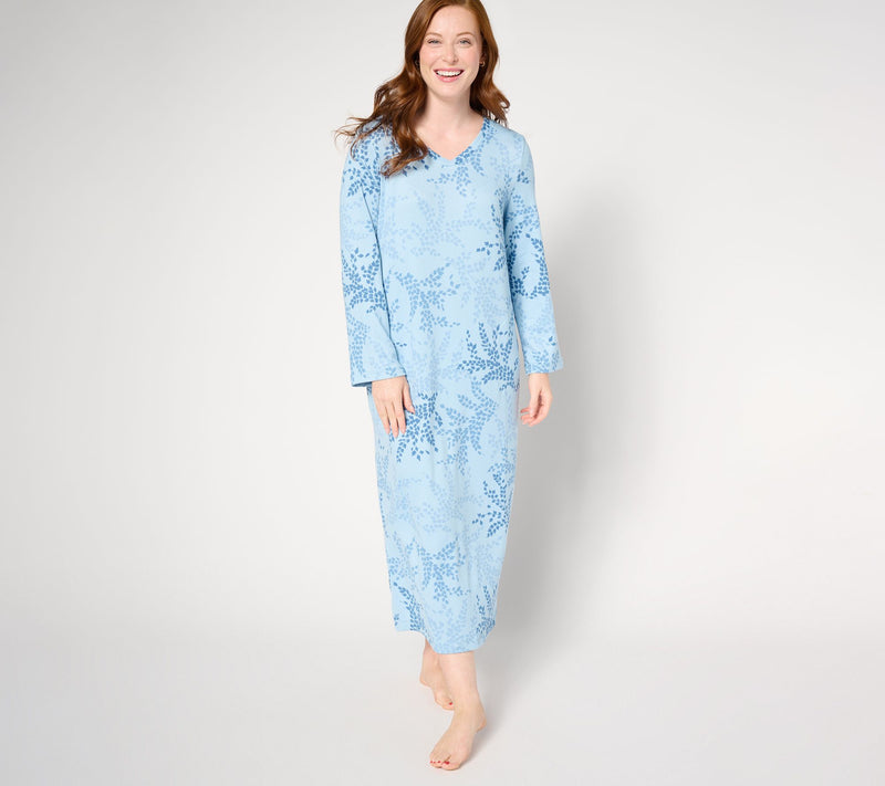 Stan Herman V-Neck Maxi Lounge Dress — View 12