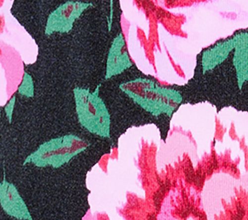 Isaac Mizrahi Live! Floral Printed Button Front Cardigan — View 6