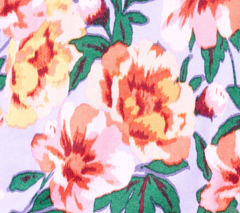 Isaac Mizrahi Live! Floral Printed Button Front Cardigan — View 10