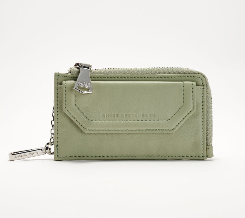 Aimee Kestenberg Good Life Leather Zip Wallet — View 19