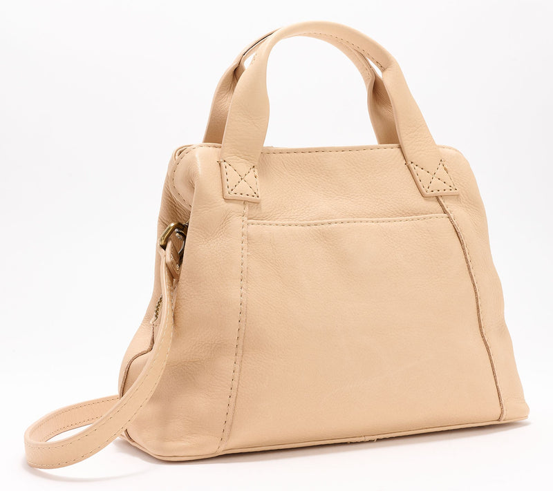 American Leather Co. Mini Ada Leather Satchel Crossbody — View 10