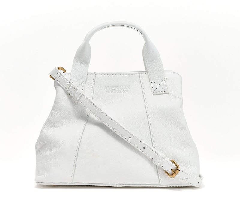 American Leather Co. Mini Ada Leather Satchel Crossbody — View 5