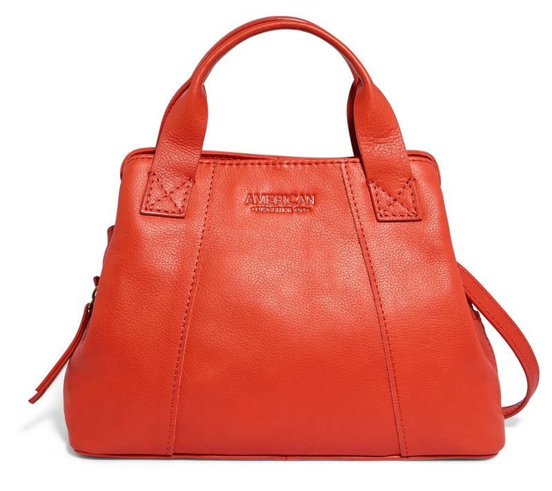American Leather Co. Mini Ada Leather Satchel Crossbody — View 7