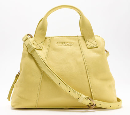 American Leather Co. Mini Ada Leather Satchel Crossbody