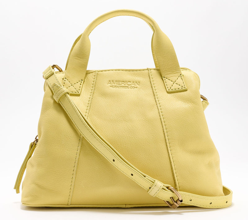 American Leather Co. Mini Ada Leather Satchel Crossbody — View 23