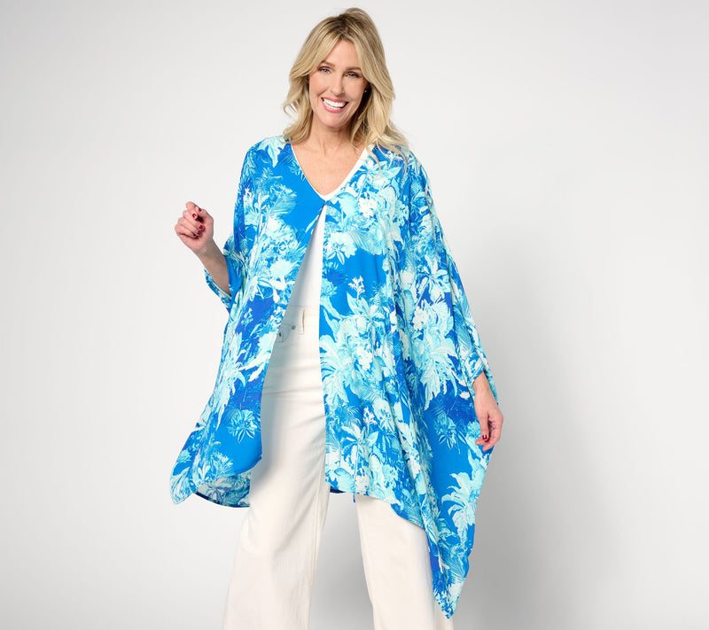 BEAUTIFUL by Lawrence Zarian Petite Printed Topper — View 11