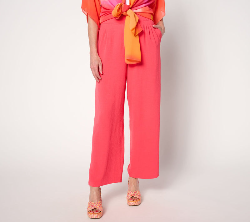 nicole by Nicole Miller High-Waisted Crepe Ankle Pant — Main view