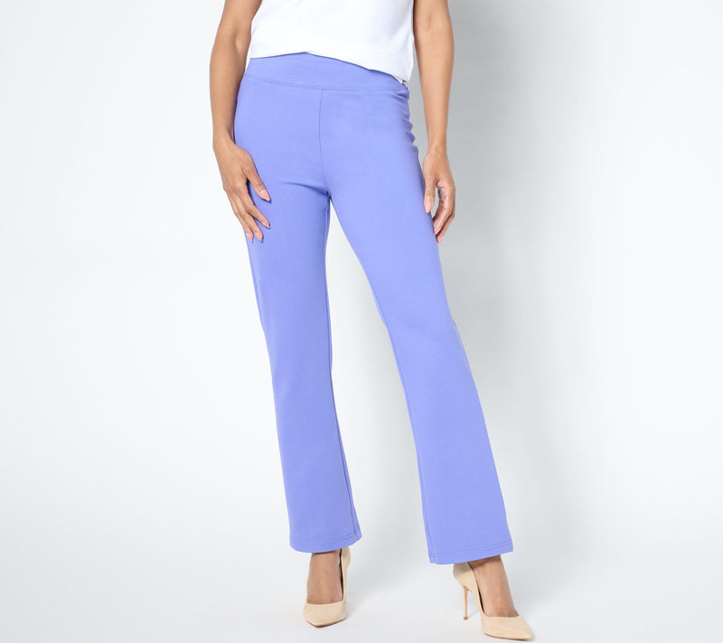 nicole by Nicole Miller Regular Stretch Ponte Pull-On Pants — Main view
