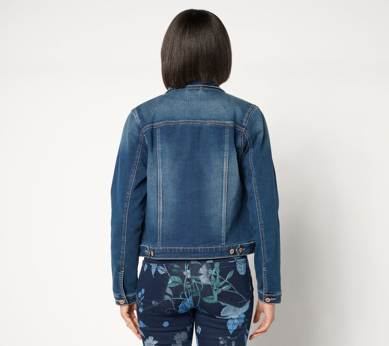 nicole by Nicole Miller Jean Jacket -Indigo — View 4