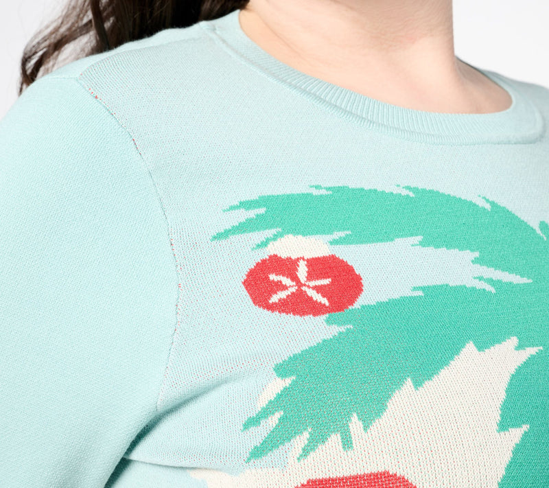 Studio Park Women's Holiday Sweater Sweater — View 4