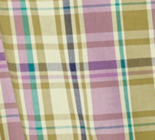 Joan Rivers Plaid Button Front Blouse with Ruffle Detail — View 6