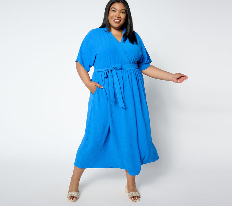 Women with Control Regular Textured Woven Dress — Main view