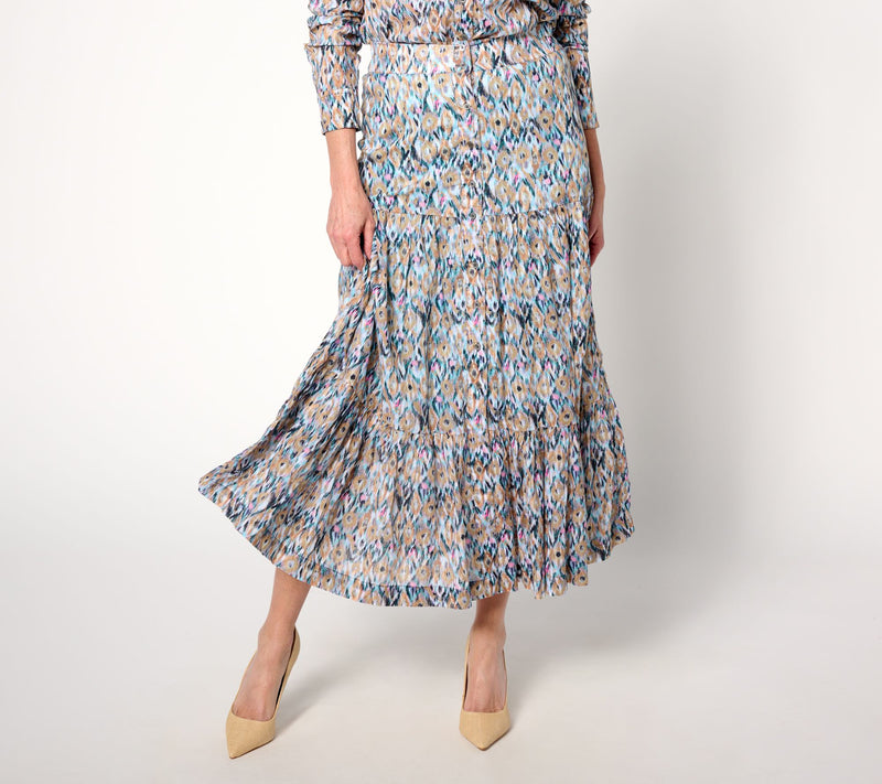 NIC + ZOE Printed Tiered Skirt — View 5