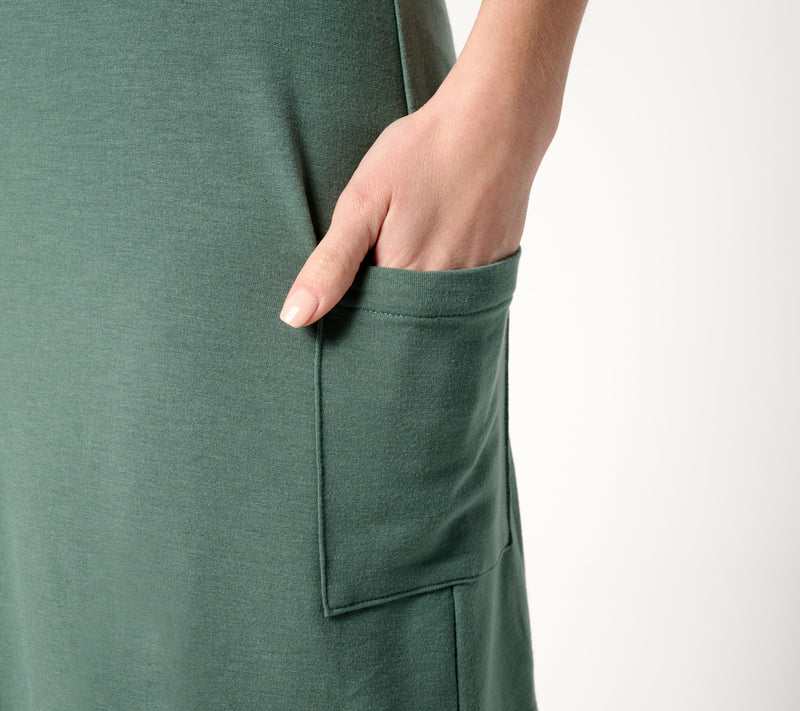 Denim & Co. Active Regular Soft Blend Knit Cargo Skort — View 10