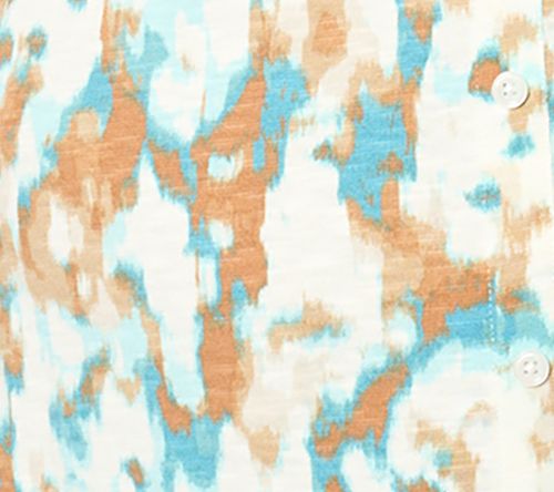 Denim & Co. Printed Slub Jersey Scoop Neck Curved Hem Top — View 7