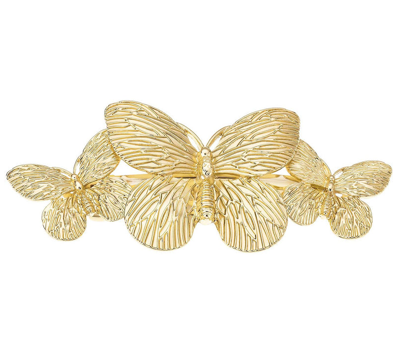 Ettika Gimme Butterflies Goldtone Hair Clip — View 3