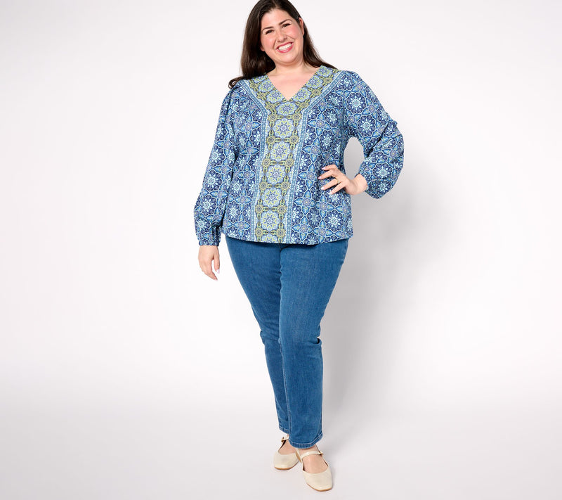 Belle Boho by Kim Gravel Find Your Fire Boho Chic Blouse — View 13