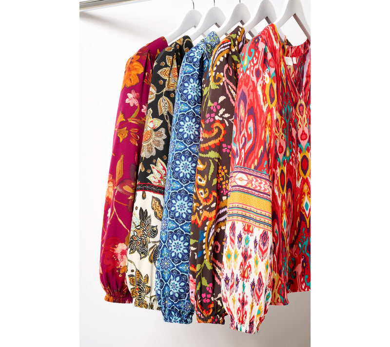 Belle Boho by Kim Gravel Find Your Fire Boho Chic Blouse — View 17