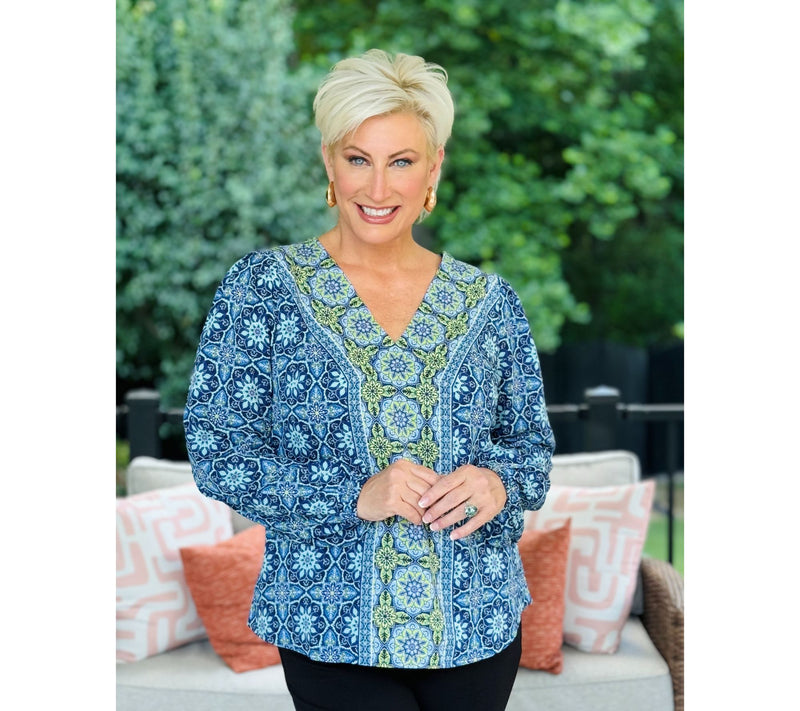 Belle Boho by Kim Gravel Find Your Fire Boho Chic Blouse — View 18