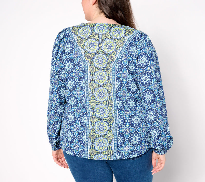Belle Boho by Kim Gravel Find Your Fire Boho Chic Blouse — View 12