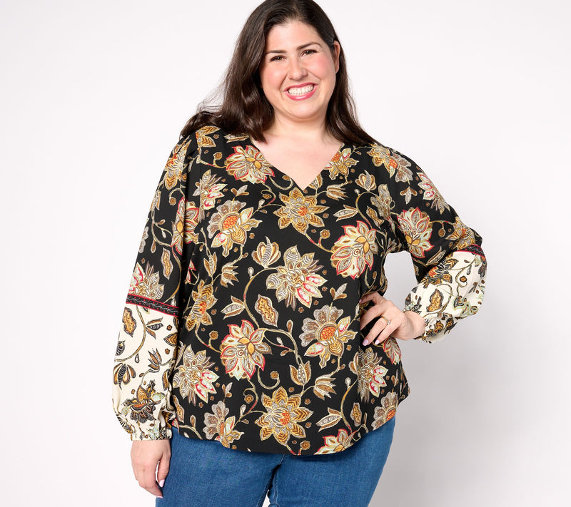 Belle Boho by Kim Gravel Find Your Fire Boho Chic Blouse — View 11