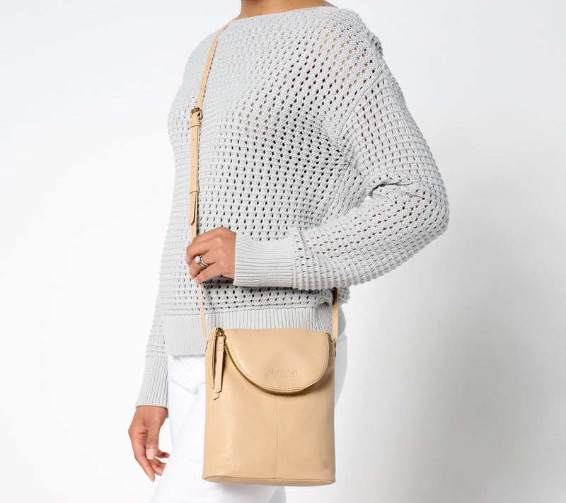American Leather Co. Hampton Large Zip-Around Crossbody — View 27