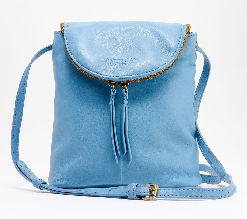 American Leather Co. Hampton Large Zip-Around Crossbody — View 3