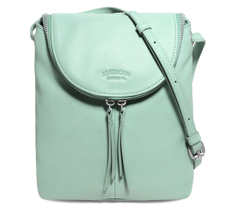 American Leather Co. Hampton Large Zip-Around Crossbody — View 17