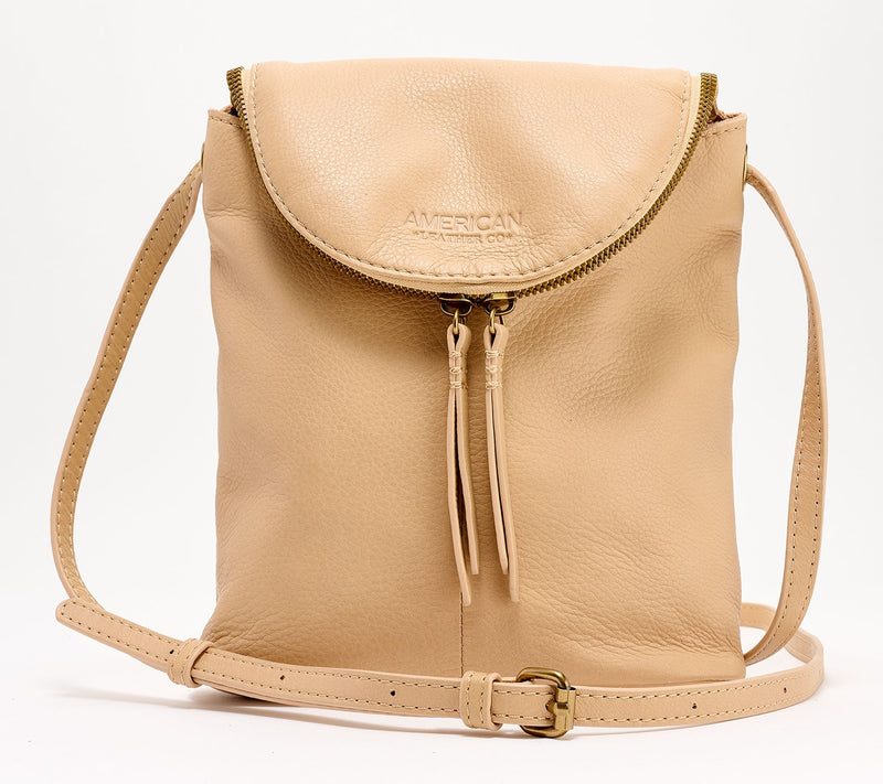 American Leather Co. Hampton Large Zip-Around Crossbody — View 13