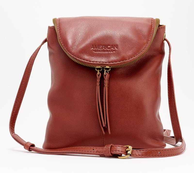 American Leather Co. Hampton Large Zip-Around Crossbody — View 7