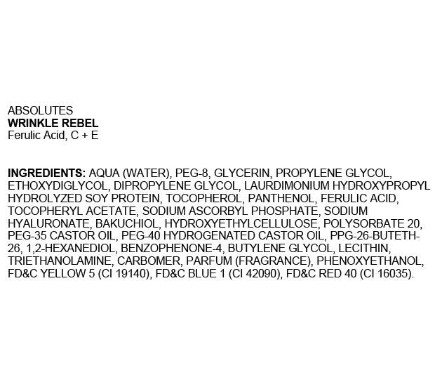 SERIOUS SKINCARE Wrinkle Rebel Ferulic Acid, C+ E — View 2