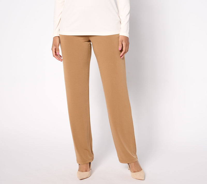 Susan Graver Reg Modern Essentials Liquid Knit Sofia Pants — View 5