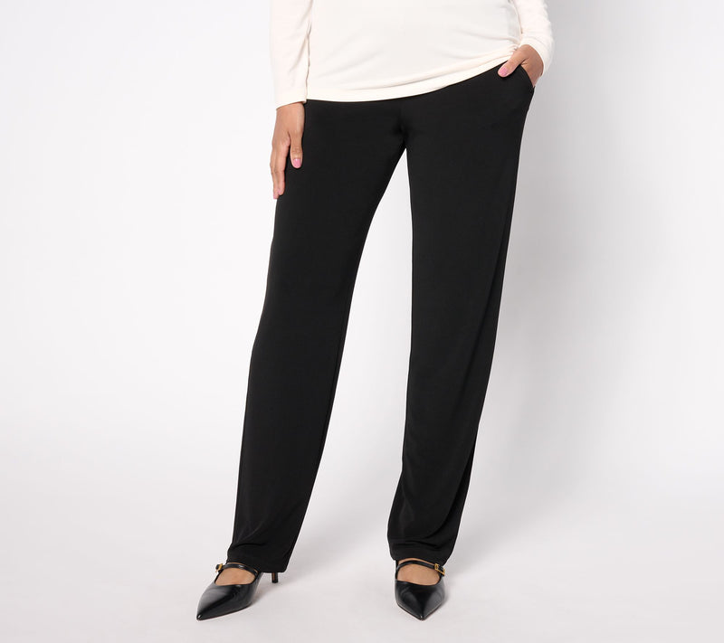 Susan Graver Pet Modern Essentials Liquid Knit Sofia Pants — View 9