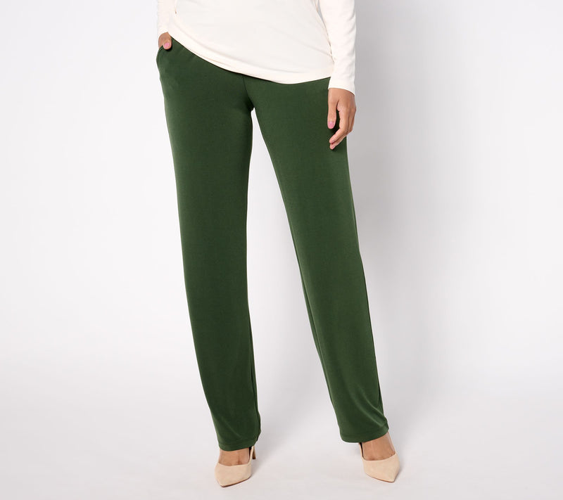Susan Graver Pet Modern Essentials Liquid Knit Sofia Pants — View 7