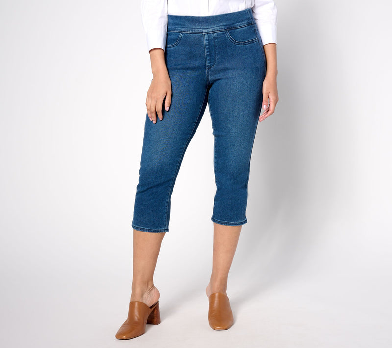 NYDJ Pull On Dakota Crop with Side Slit - Olympus — Main view