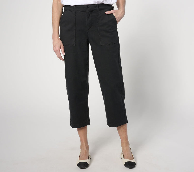 NYDJ Cropped utility Pant - Black — Main view