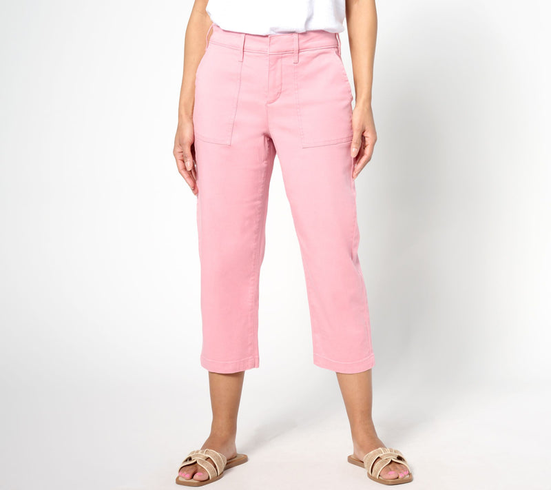 NYDJ Cropped Utility Pant - Coquette — Main view