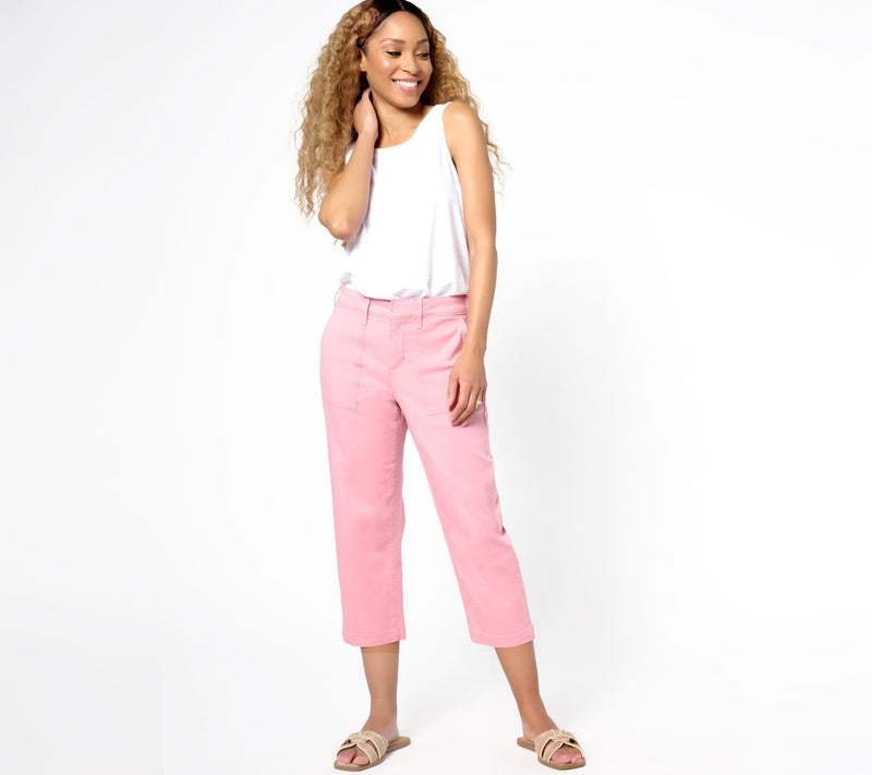 NYDJ Cropped Utility Pant - Coquette — View 5