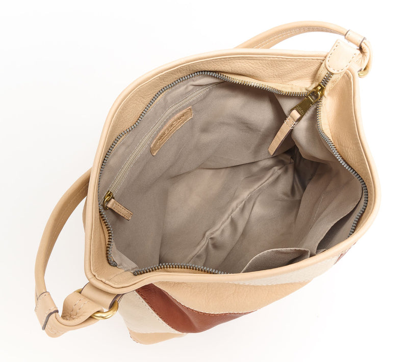 American Leather Co. Leather Raleigh Patchwork Hobo — View 13