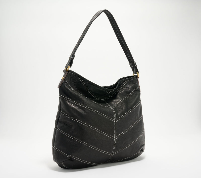 American Leather Co. Leather Raleigh Patchwork Hobo — View 11