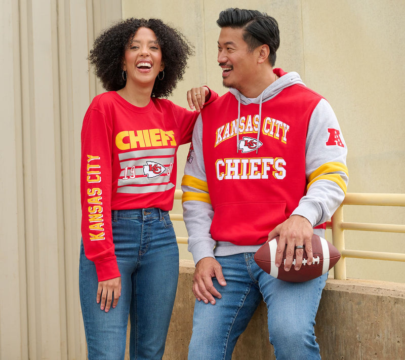 NFL Officially Licensed Long Sleeve Tee & Pullover Hoodie Set — View 8