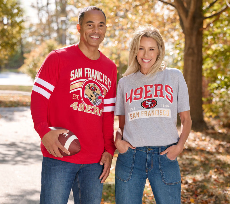 NFL Officially Licensed Short & Long Sleeve T-Shirt Set — View 6