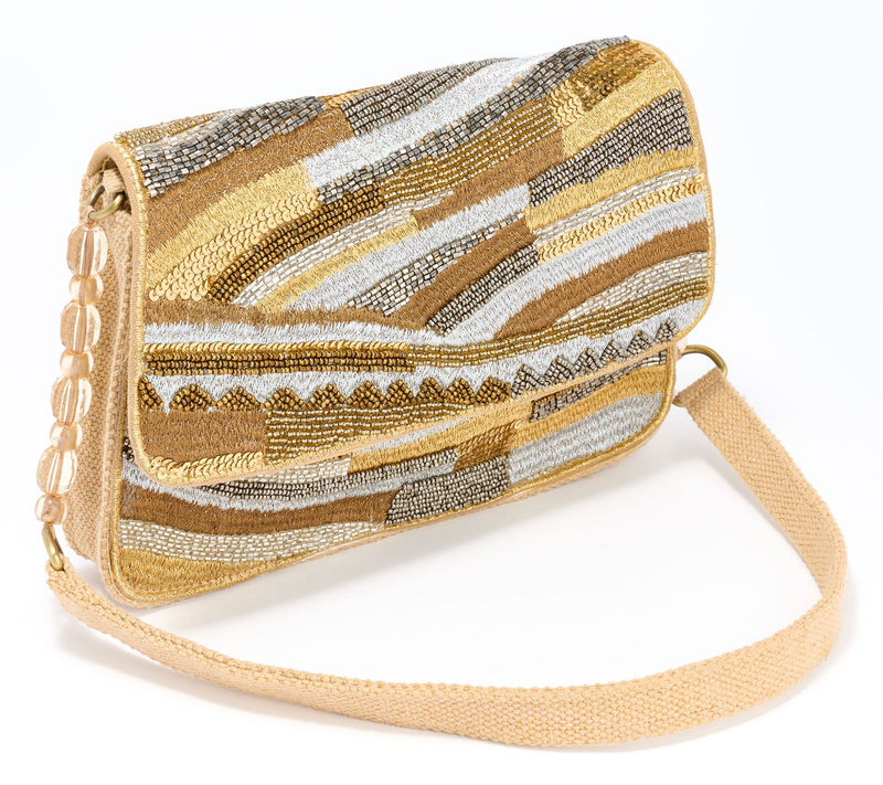 America & Beyond Beaded Shoulder Bag — View 12