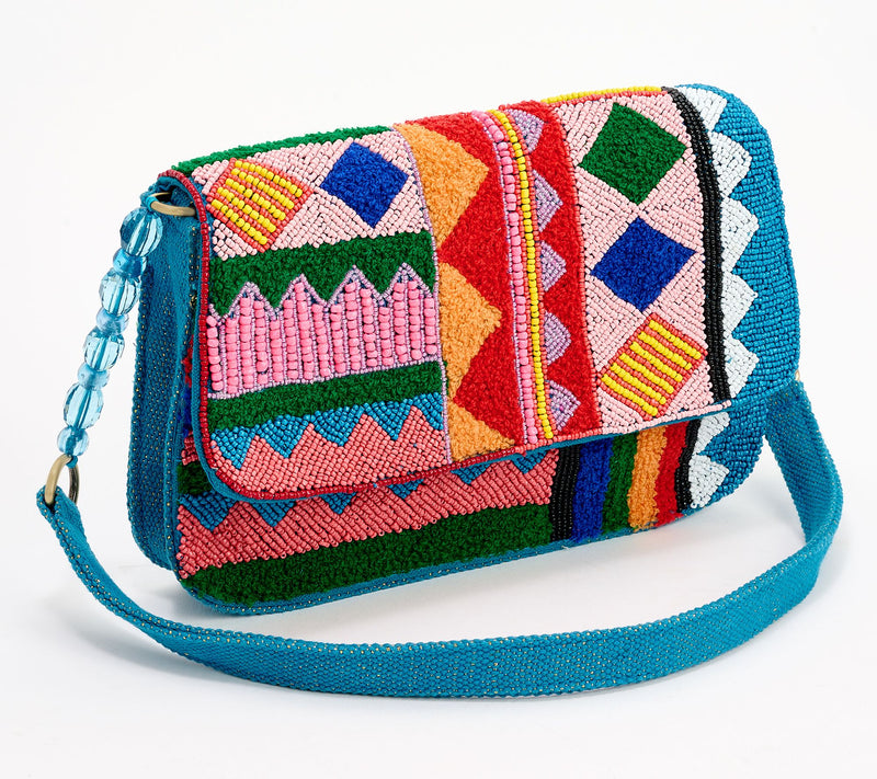 America & Beyond Beaded Shoulder Bag — View 13