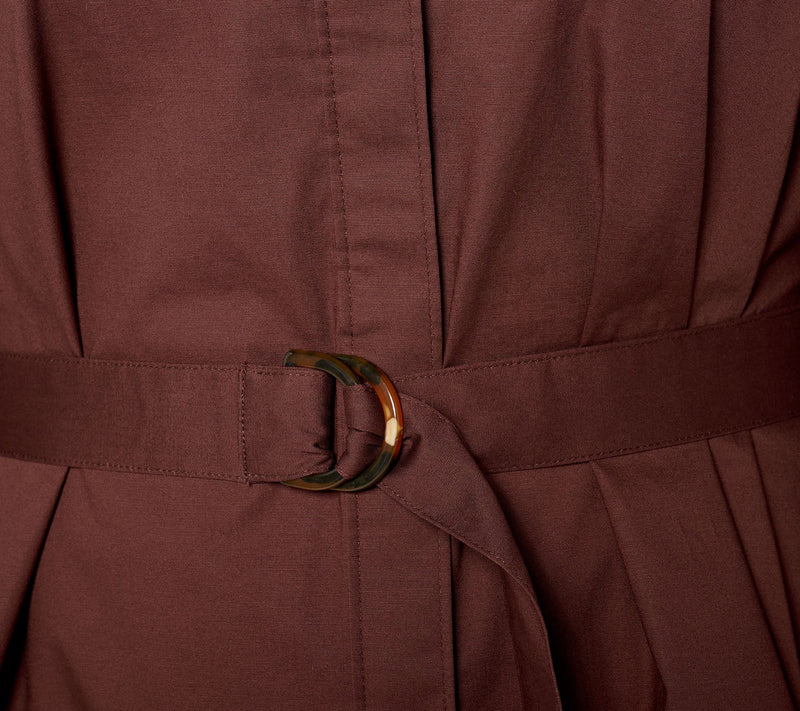BEAUTIFUL by Lawrence Zarian Poplin Belted 3/4 Sleeve Top — View 4