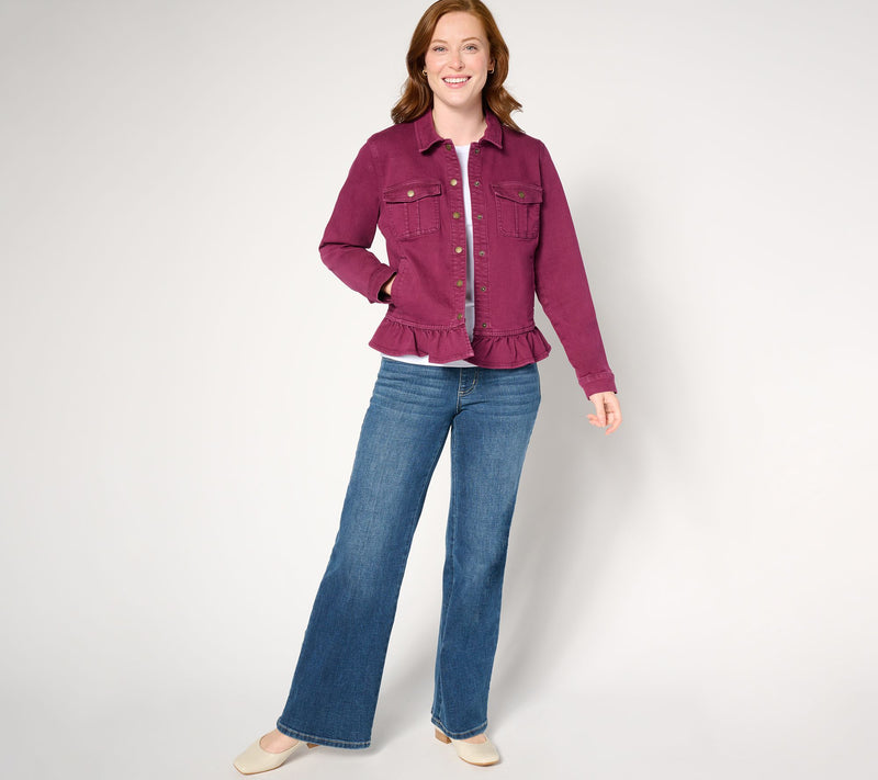 Belle Boho by Kim Gravel Vintage Style Ruffle Hem JAcket — View 15