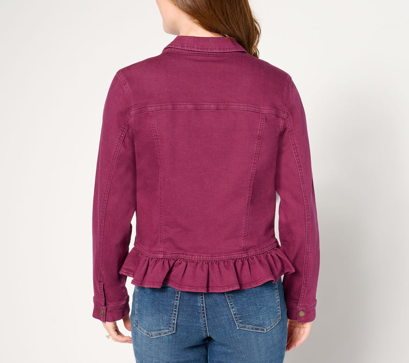 Belle Boho by Kim Gravel Vintage Style Ruffle Hem JAcket — View 14